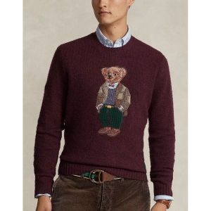 랄프로렌 폴로 남성 베어 울 캐시미어 스웨터 1313035 L