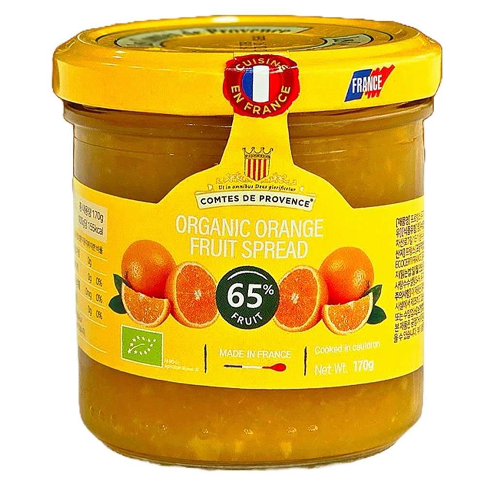 AGRO'NOVAE INDUSTRIE 꼼드프로방스 유기농 오렌지잼 170g