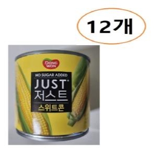 동원F&B 저스트 노슈가 스위트콘 340g (12개)_이미지