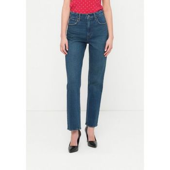 아베크롬비 Fitch TINTED PROCESS STRAIGHT Straight leg jeans blue denim 7512922_이미지