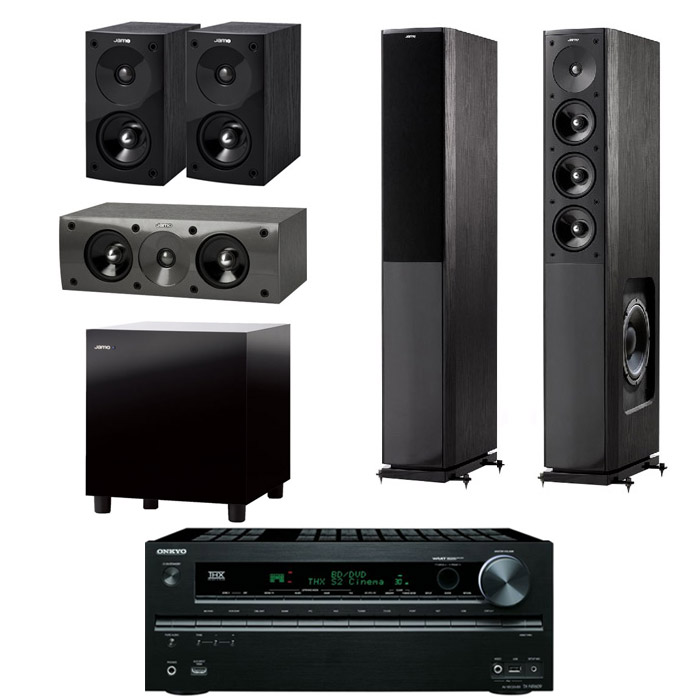 야모 S608 5.1채널 + 온쿄 AV리시버 (TX-NR609, SUB-210)