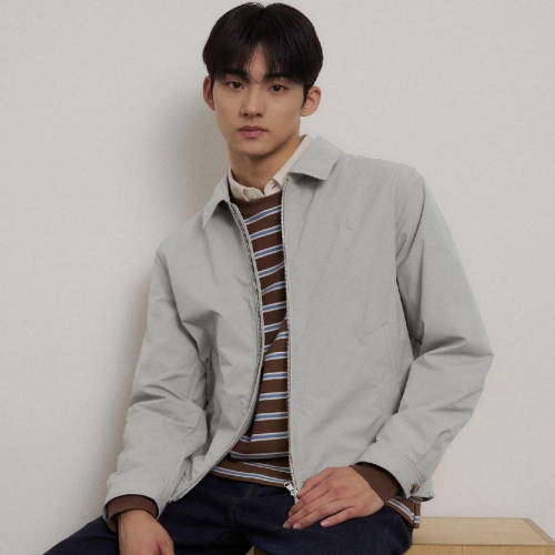 삼성물산 빈폴 멘 SS26 봄 블루종 베이지 BC6239C16A