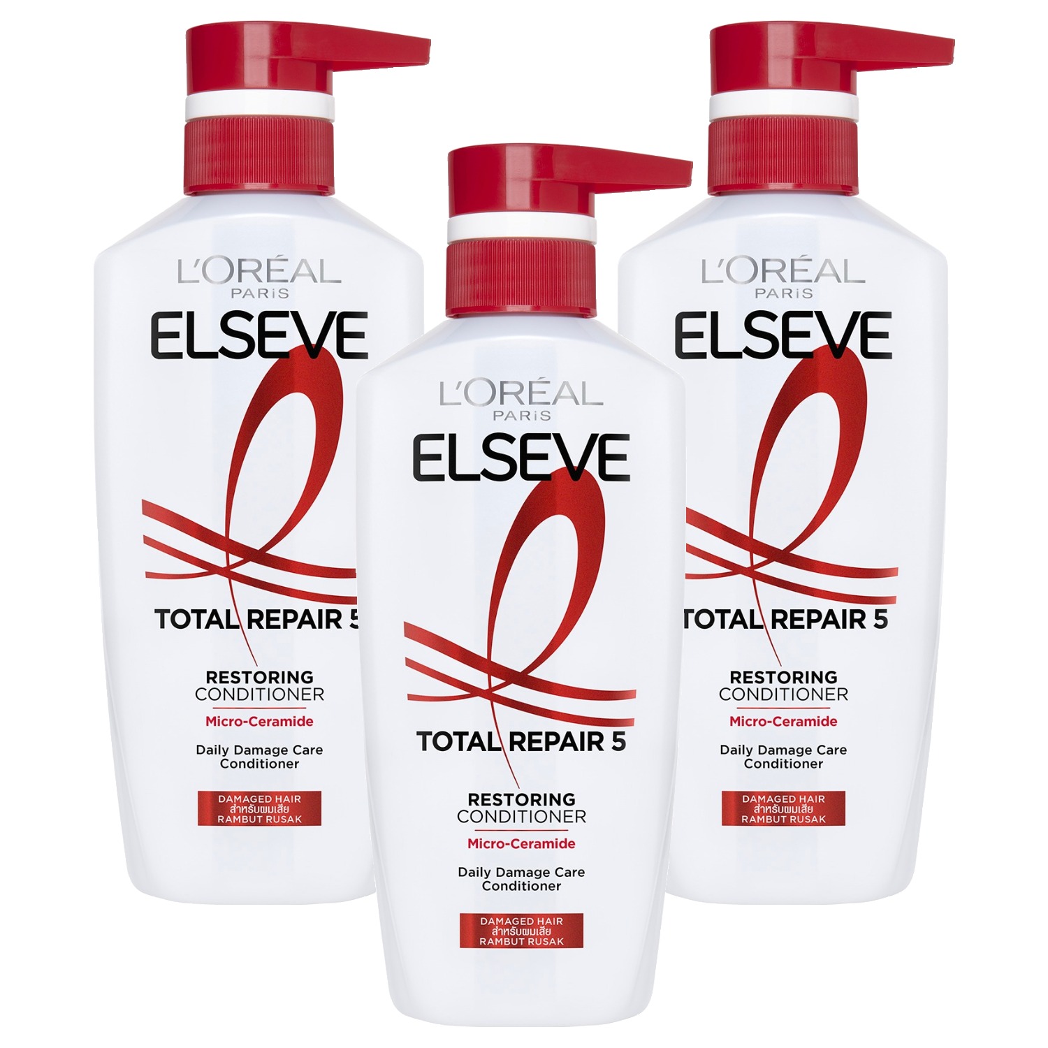 엘라스틴 엘세브 토탈 리페어 5 컨디셔너 375ml (3개)_이미지
