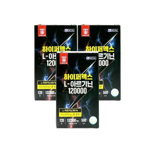  랩온랩 하이퍼맥스 L아르기닌 120000 120정 [3개]