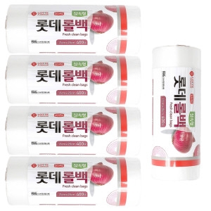 롯데이라이프 실속형 위생롤팩 17x25cm (미니) 400매 (5개(2,000매))