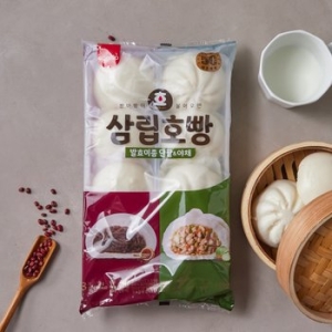 SPC삼립 삼립호빵 발효미종 단팥&야채 720g (1개)_이미지