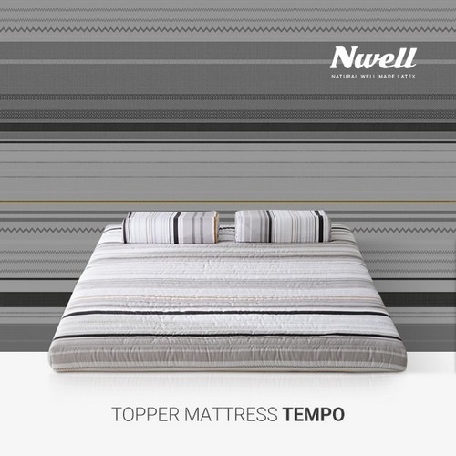신우팜앤라텍스 느웰 템포 천연라텍스 토퍼 매트리스 Q (5cm)_이미지