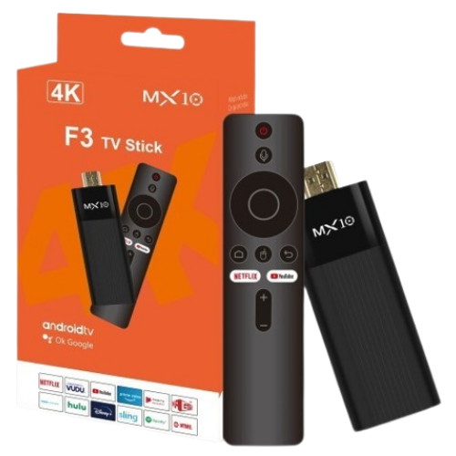 MX10 F3 안드로이드 TV 스틱 (해외구매)_이미지