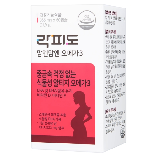 에프앤디넷 락피도 맘엔맘엔 오메가3 60캡슐 (1개)