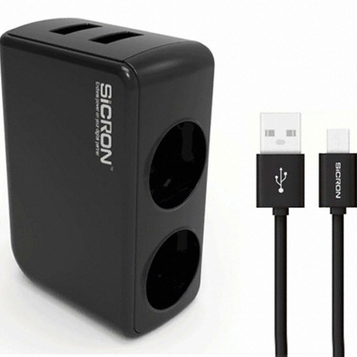 듀얼 USB + 시가잭 차량용 충전기 EN-88