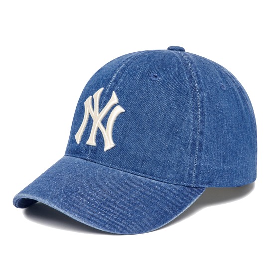 MLB 데님 언스트럭쳐 볼캡 3ACPD013N (50INS, 인디고)