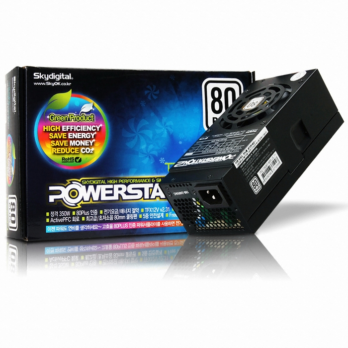 스카이디지탈 파워스테이션2 PS2-T350EF 80PLUS
