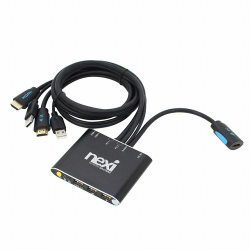 리버네트워크 NEXI 2포트 HDMI KVM스위치 (NX-KVM02H)