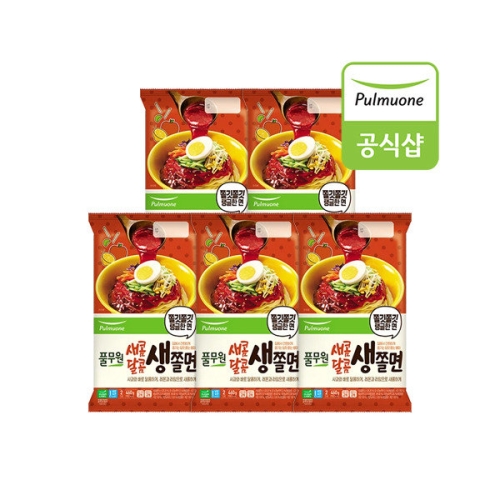 풀무원 새콤달콤 생쫄면 460g (5개)_이미지