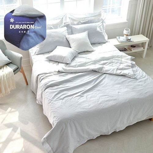 파란엘림 닥스HOME 냉감 DS130 그레이 퀼트이불 패드세트 (킹 K)