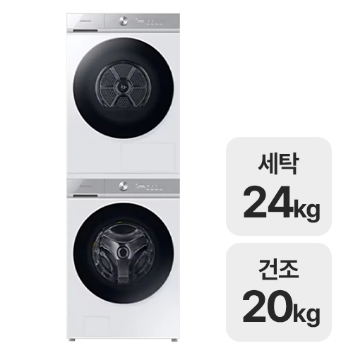 삼성전자 비스포크 AI WF24B8200KW + DV17B8720BW_이미지