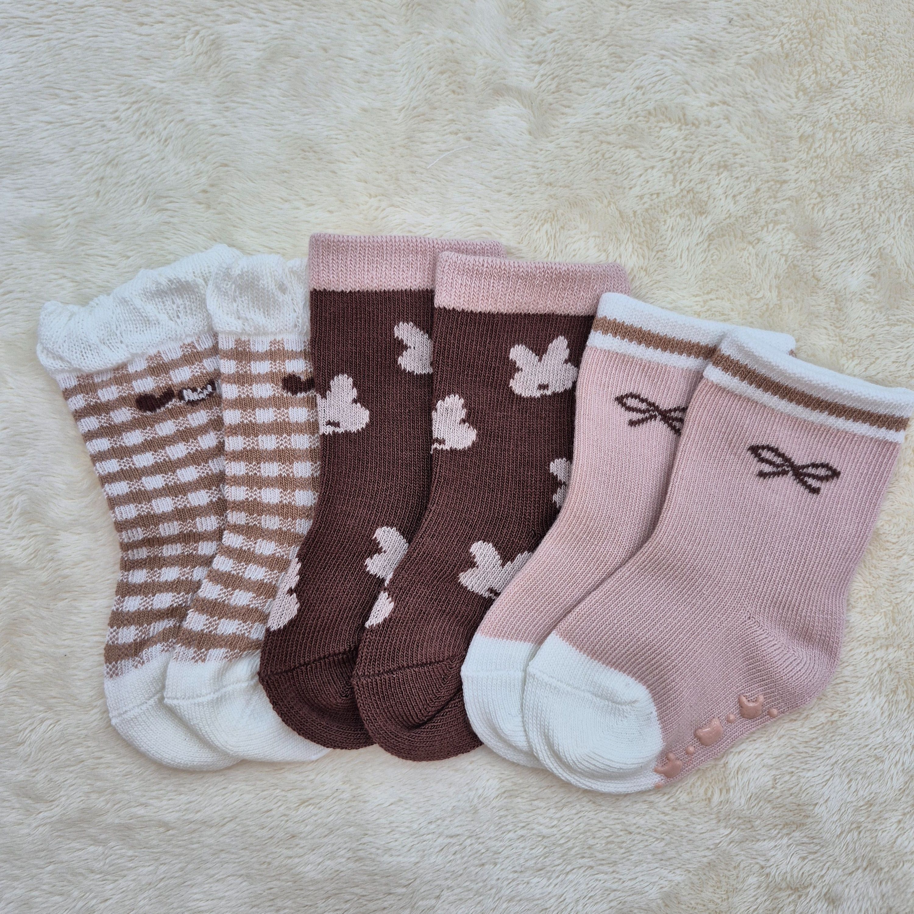 아가방 핑크블룸세트양말 01T5760526_CJ