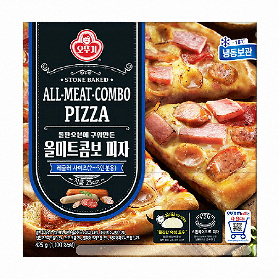 오뚜기 올미트콤보 피자 425g (6개)