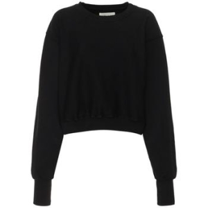 레스 티엔 여성 크롭트 크루넥 스WET셔츠 블랙 78IE7U002 6205279