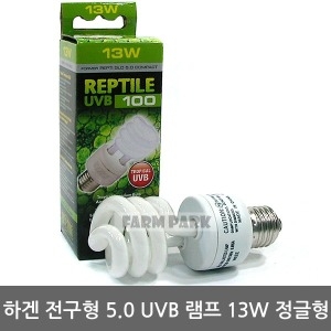 전구형 5.0 UVB 램프 25W 정글형/파충류/이구아나/도마뱀/파충류용품/거북이/파충류램프/파충류조명