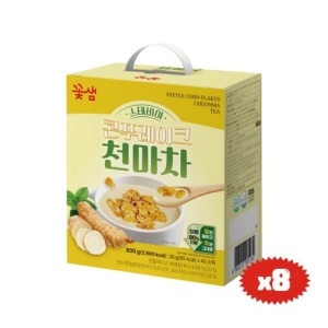 꽃샘식품 꽃샘 스테비아 콘푸레이크 천마차 40개입 (8개)_이미지