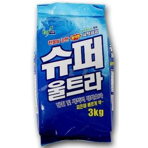 맑은나라 수퍼울트라 가루세제 3kg