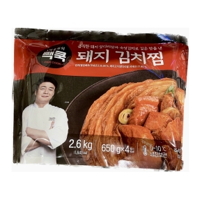 더본코리아 빽쿡 돼지 김치찜 650g (4개)_이미지