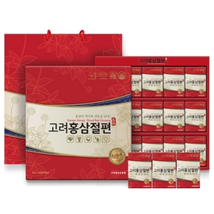 고려홍삼진흥원 홍삼절편 선물세트 15개입 + 쇼핑백 300g 1개