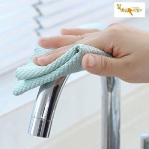 발바리리빙 양면비닐묶음대형행주 극세사매직 행주 6362844