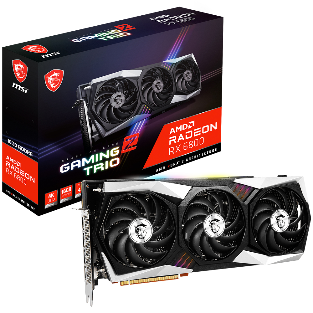 MSI 라데온 RX 6800 게이밍 Z 트리오 D6 16GB 트라이프로져2