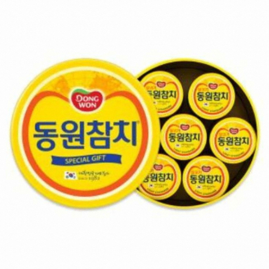 동원F&B 라이트스탠다드 참치 21캔+틴케이스 (1개)