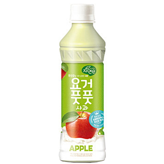 웅진식품 자연은 요거풋풋 사과 340ml (페트) (24개)