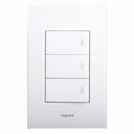 타비앙 데코 3구 3로 스위치 아크릴 밀키화이트