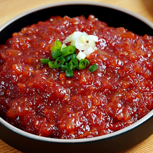 해담찬 비빔오징어젓 500g [2개]