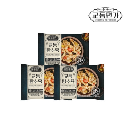 교동식품 교동면가 교동탕수육 375g X3 냉동