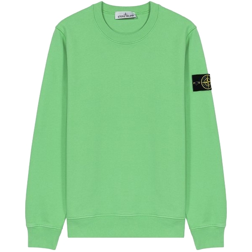 스톤아일랜드 와펜 맨투맨 771563020 (V0052, 라이트 그린)_이미지