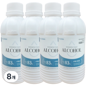 소독용 에탄올 83% 250ml 랜덤 8개