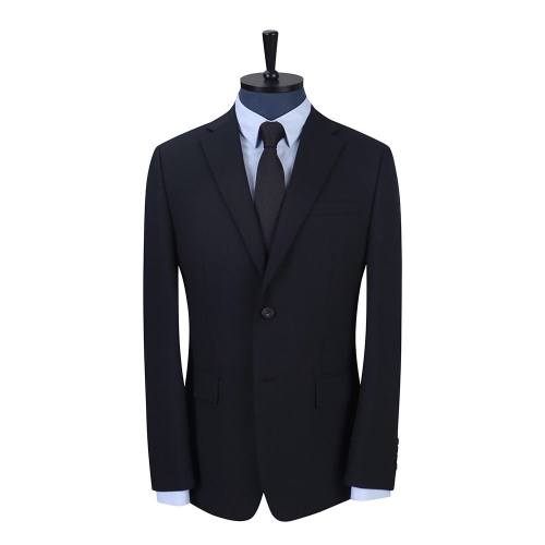 지이크 울 블렌디드 헤링본 수트 자켓 네이비 PJJAH2016 H