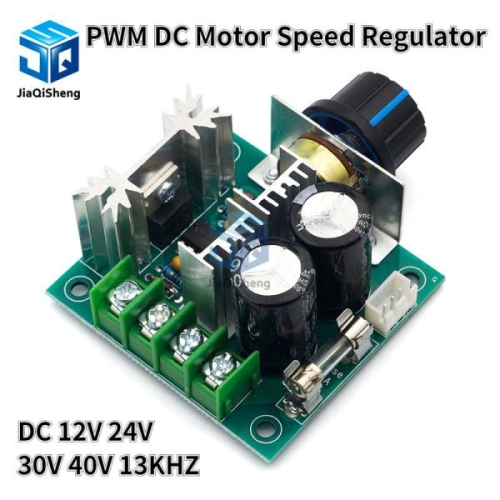 DC 자동 PWM 모터 속도 조절기, 속도 제어기 스위치, 12V, 24V, 30V, 40V, 13KHz, 10A, 50V, 1.._이미지