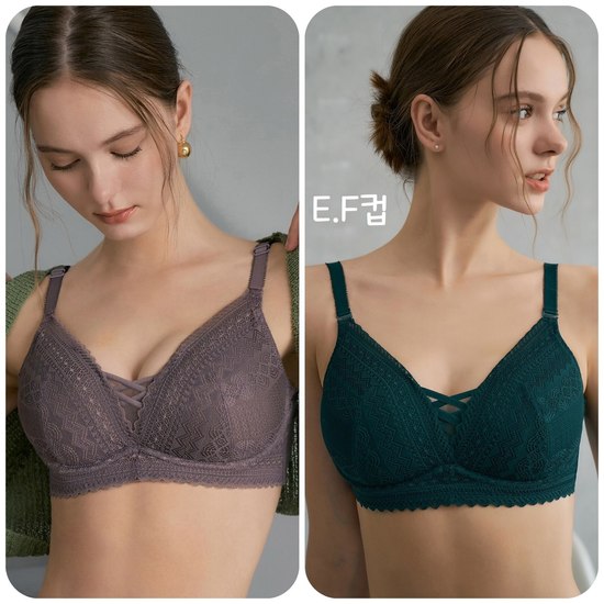 비너스 란제리 저중심와이어 상변을 안정적으로 덮어주고 감싸주는 브라 E.F컵 VBRG620EF VBRG620EF000_이미지