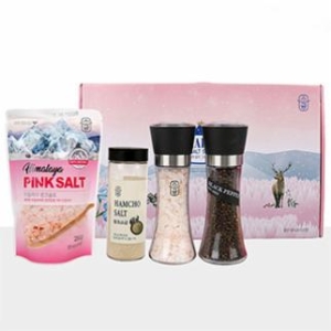히말라야 핑크소금 선물세트 8호 통후추그라인더 함초소금 솔트 답례품_이미지