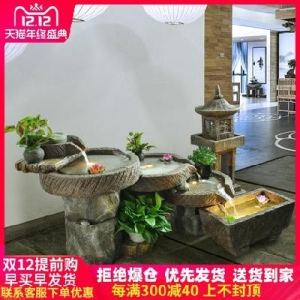 미니분수대 달무드등 대형가산 유수분수 조물조물 실내 수계경관 발코니 어지 조경정원 착지_이미지