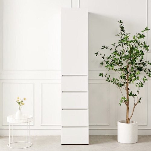 송목가구 바바 4단 서랍형 다용도 수납장 300_이미지