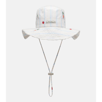 자크뮈스 Le Bob Artichaut 스트라이프 코튼 캔버스 버킷 햇 TP57385415