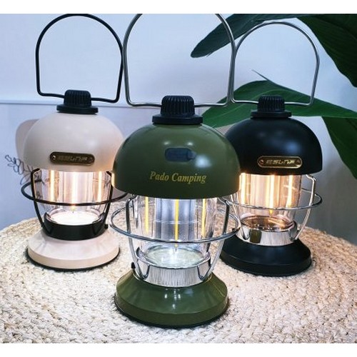 PD06 충전식 LED 동글이 랜턴 화이트