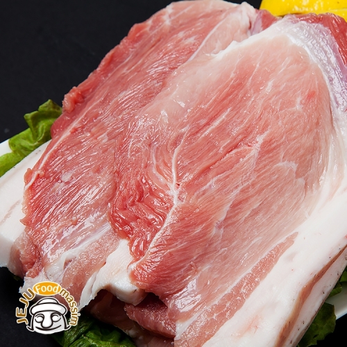 탐라인 제주 흑돼지 앞다리살 500g(구이용) (1개)