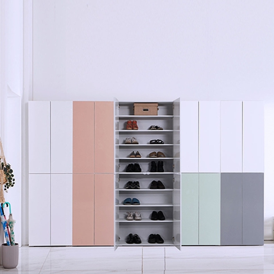 리버퍼니쳐 비스포크 원터치 오픈4도어 키큰 광폭 신발장 800_이미지