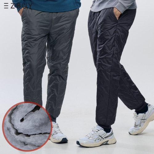 이지바이 극강보온 겨울 패딩 조거 방한바지_GS33LP085M_이미지
