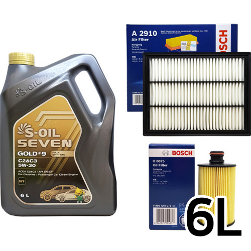 에쓰오일 세븐골드 5W30 + 보쉬필터 더뉴코란도스포츠 2.2 디젤