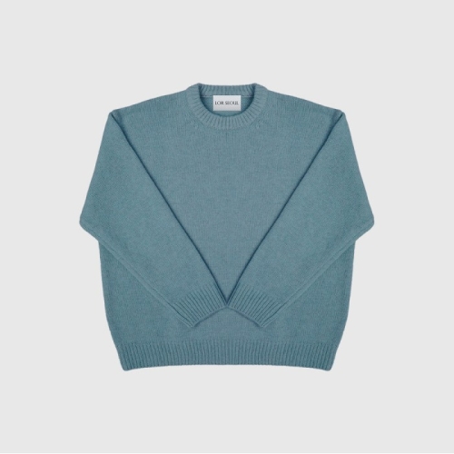 로르 서울 에어울 클래식 라운드넥 니트_CBKT250706